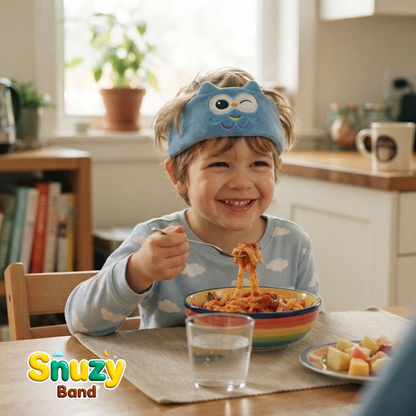 Snuzy Band — la rutina que aleja a tu hijo del celular, activa su concentración y alimenta su cerebro antes de dormir