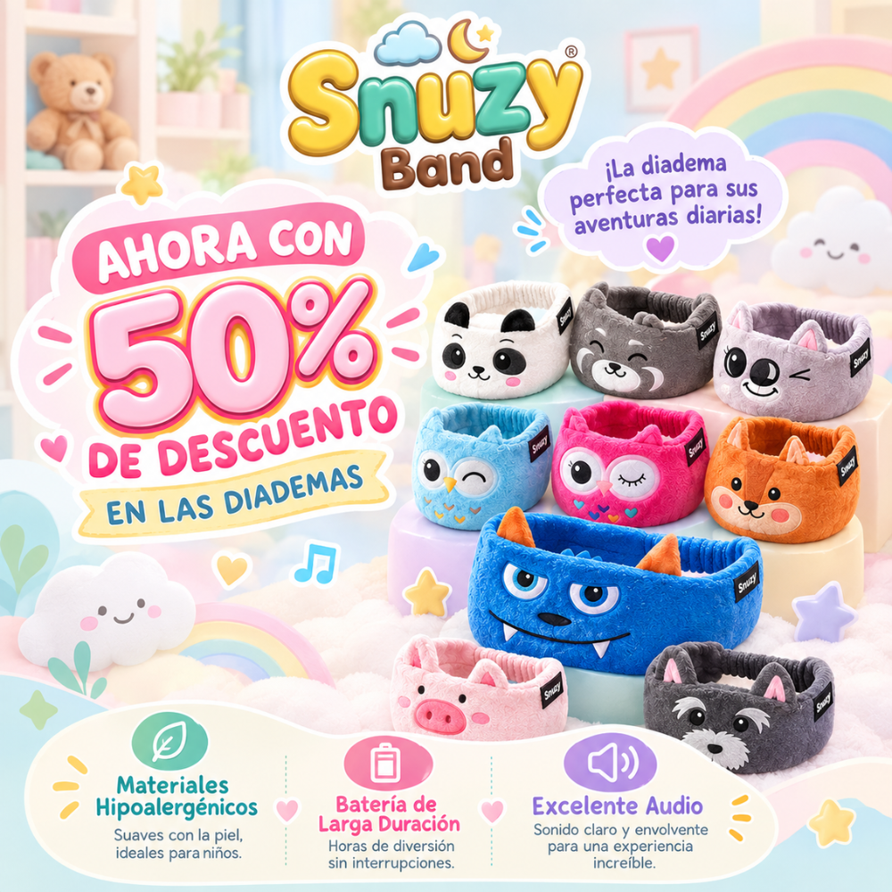 Snuzy Band — la rutina que aleja a tu hijo del celular, activa su concentración y alimenta su cerebro antes de dormir